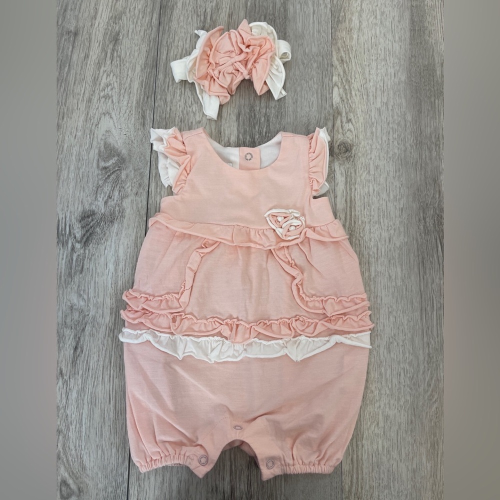 Isobella & Chloe 3M Girl Outfit With Bow